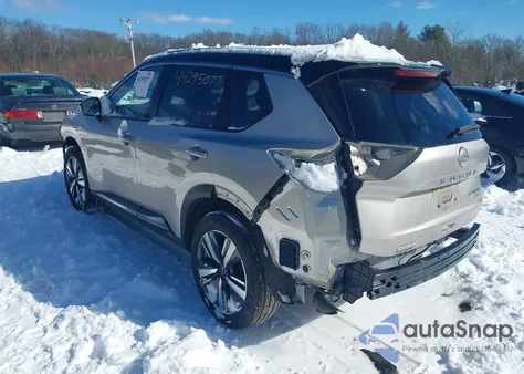 2022 Nissan Rogue Platinum Intelligent Awd from USA, damaged, VIN JN8BT3DD2NW271052